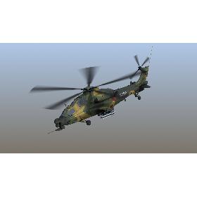 3D WZ-10 PLA Gunship model